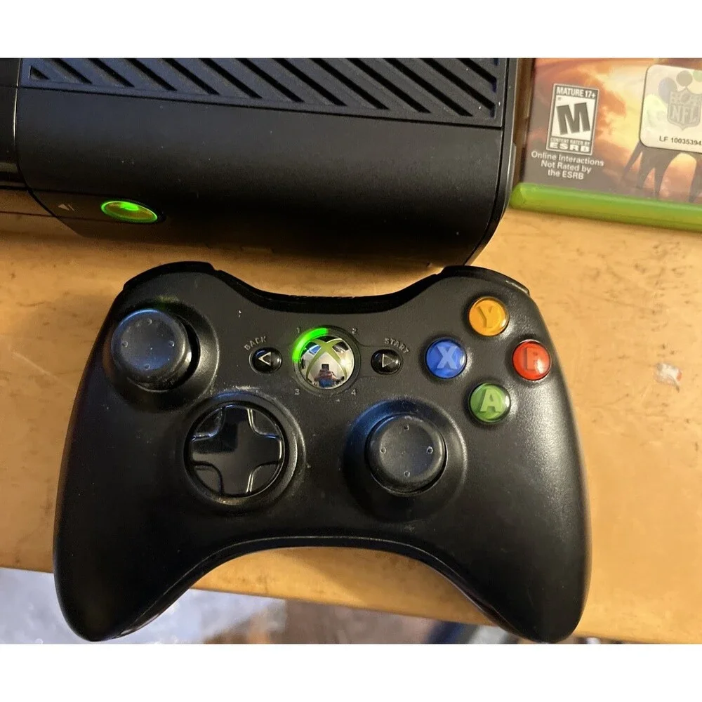 Xbox 360 Slim Console Model 1538 Bundle W/Controllers Game Bundles Gamer Tested